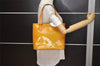 Authentic Louis Vuitton Vernis Houston Shoulder Hand Bag Yellow M91004 LV 9672J