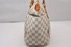 Authentic Louis Vuitton Damier Azur Totally PM Tote Bag White N41280 LV 9673I