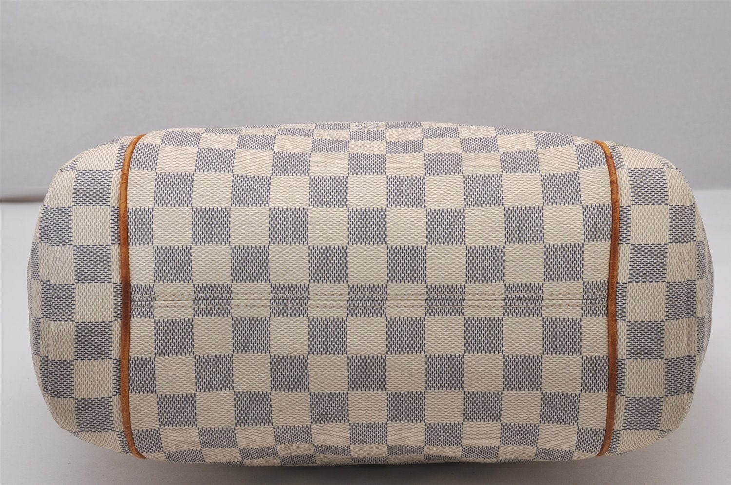 Authentic Louis Vuitton Damier Azur Totally PM Tote Bag White N41280 LV 9673I