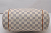 Authentic Louis Vuitton Damier Azur Totally PM Tote Bag White N41280 LV 9673I