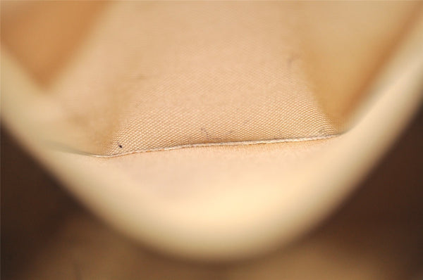 Authentic Louis Vuitton Damier Azur Totally PM Tote Bag White N41280 LV 9673I