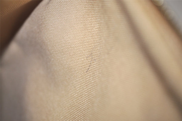 Authentic Louis Vuitton Damier Azur Totally PM Tote Bag White N41280 LV 9673I