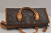 Authentic Louis Vuitton Monogram Popincourt Hand Bag M40009 LV 9673J