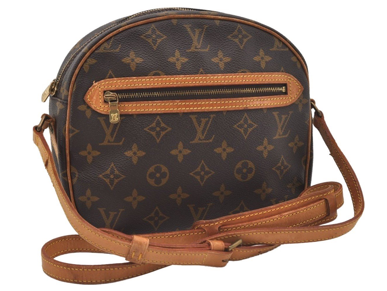 Authentic Louis Vuitton Monogram Senlis Shoulder Cross Bag M51222 Junk 9674I