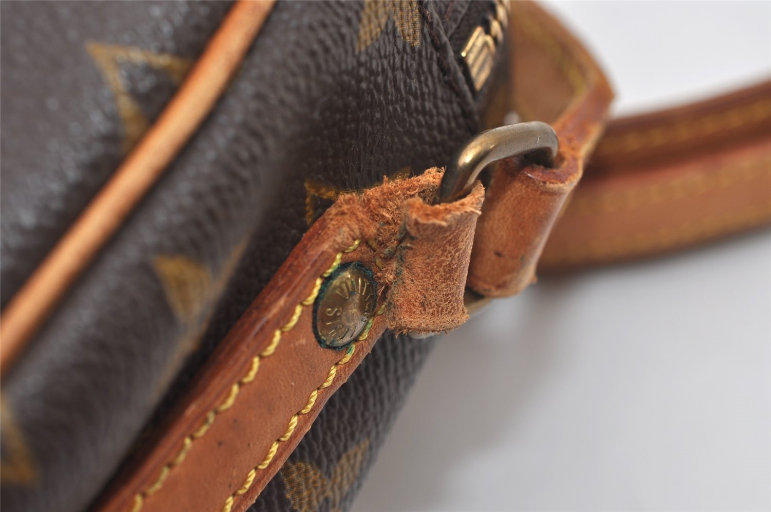 Authentic Louis Vuitton Monogram Senlis Shoulder Cross Bag M51222 Junk 9674I