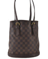 Authentic Louis Vuitton Damier Marais Bucket Shoulder Tote Bag N42240 LV 9675I