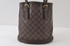 Authentic Louis Vuitton Damier Marais Bucket Shoulder Tote Bag N42240 LV 9675I