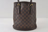 Authentic Louis Vuitton Damier Marais Bucket Shoulder Tote Bag N42240 LV 9675I