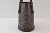 Authentic Louis Vuitton Damier Marais Bucket Shoulder Tote Bag N42240 LV 9675I