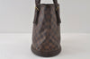Authentic Louis Vuitton Damier Marais Bucket Shoulder Tote Bag N42240 LV 9675I