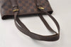 Authentic Louis Vuitton Damier Marais Bucket Shoulder Tote Bag N42240 LV 9675I