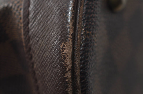 Authentic Louis Vuitton Damier Marais Bucket Shoulder Tote Bag N42240 LV 9675I