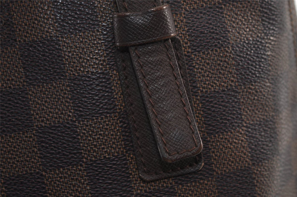 Authentic Louis Vuitton Damier Marais Bucket Shoulder Tote Bag N42240 LV 9675I