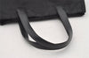 Authentic CHANEL New Travel Line Shoulder Tote Bag Nylon Leather Black 9676I