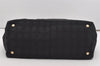 Authentic CHANEL New Travel Line Shoulder Tote Bag Nylon Leather Black 9676I