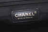 Authentic CHANEL New Travel Line Shoulder Tote Bag Nylon Leather Black 9676I