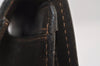 Authentic GUCCI Web Sherry Line Clutch Hand Bag GG PVC Leather Brown Junk 9677I