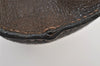 Authentic GUCCI Web Sherry Line Clutch Hand Bag GG PVC Leather Brown Junk 9677I