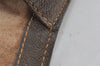 Authentic GUCCI Web Sherry Line Clutch Hand Bag GG PVC Leather Brown Junk 9677I