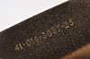 Authentic GUCCI Web Sherry Line Clutch Hand Bag GG PVC Leather Brown Junk 9677I