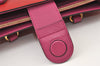 Authentic GUCCI 2Way Shoulder Hand Bag Purse Leather 409531 Red Pink 9677J