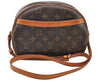 Authentic Louis Vuitton Monogram Blois Shoulder Cross Body Bag M51221 LV 9678I
