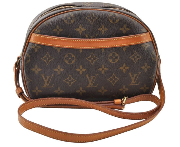 Authentic Louis Vuitton Monogram Blois Shoulder Cross Body Bag M51221 LV 9678I