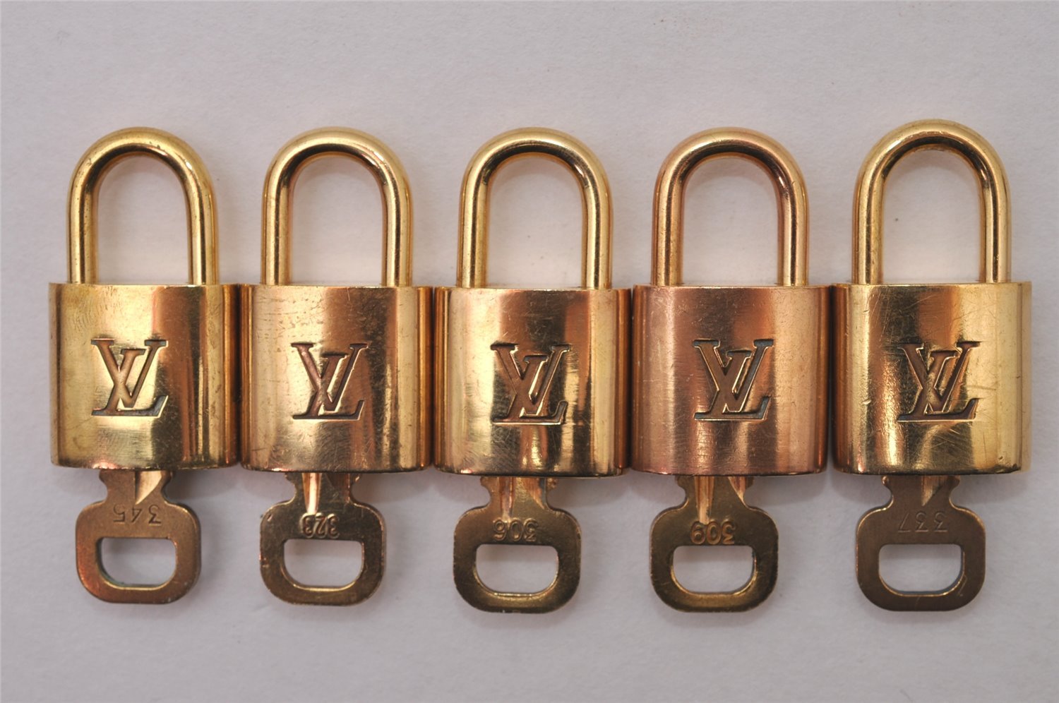 Authentic Louis Vuitton Padlock & Keys 10Set LV 9679I