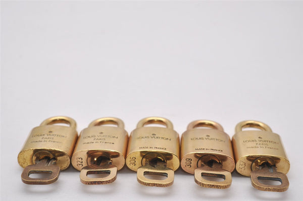 Authentic Louis Vuitton Padlock & Keys 10Set LV 9679I