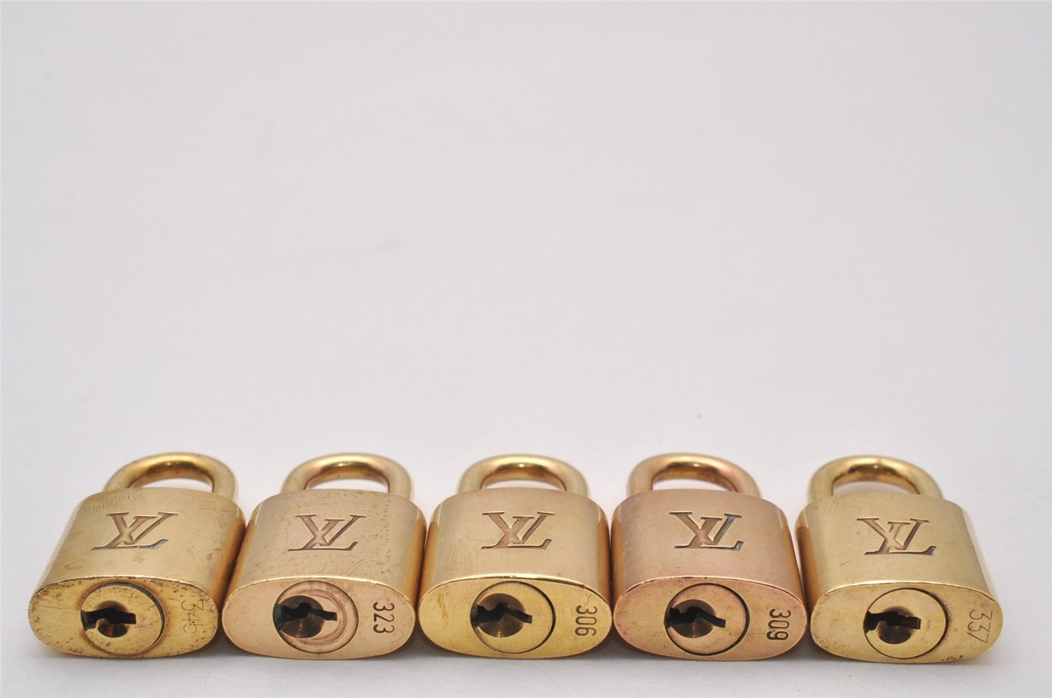 Authentic Louis Vuitton Padlock & Keys 10Set LV 9679I