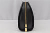 Authentic Louis Vuitton Epi Dauphine MM Pouch Clutch Bag Black M48452 LV 9680I