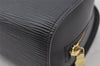 Authentic Louis Vuitton Epi Dauphine MM Pouch Clutch Bag Black M48452 LV 9680I
