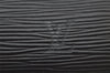 Authentic Louis Vuitton Epi Dauphine MM Pouch Clutch Bag Black M48452 LV 9680I