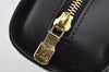 Authentic Louis Vuitton Epi Dauphine MM Pouch Clutch Bag Black M48452 LV 9680I