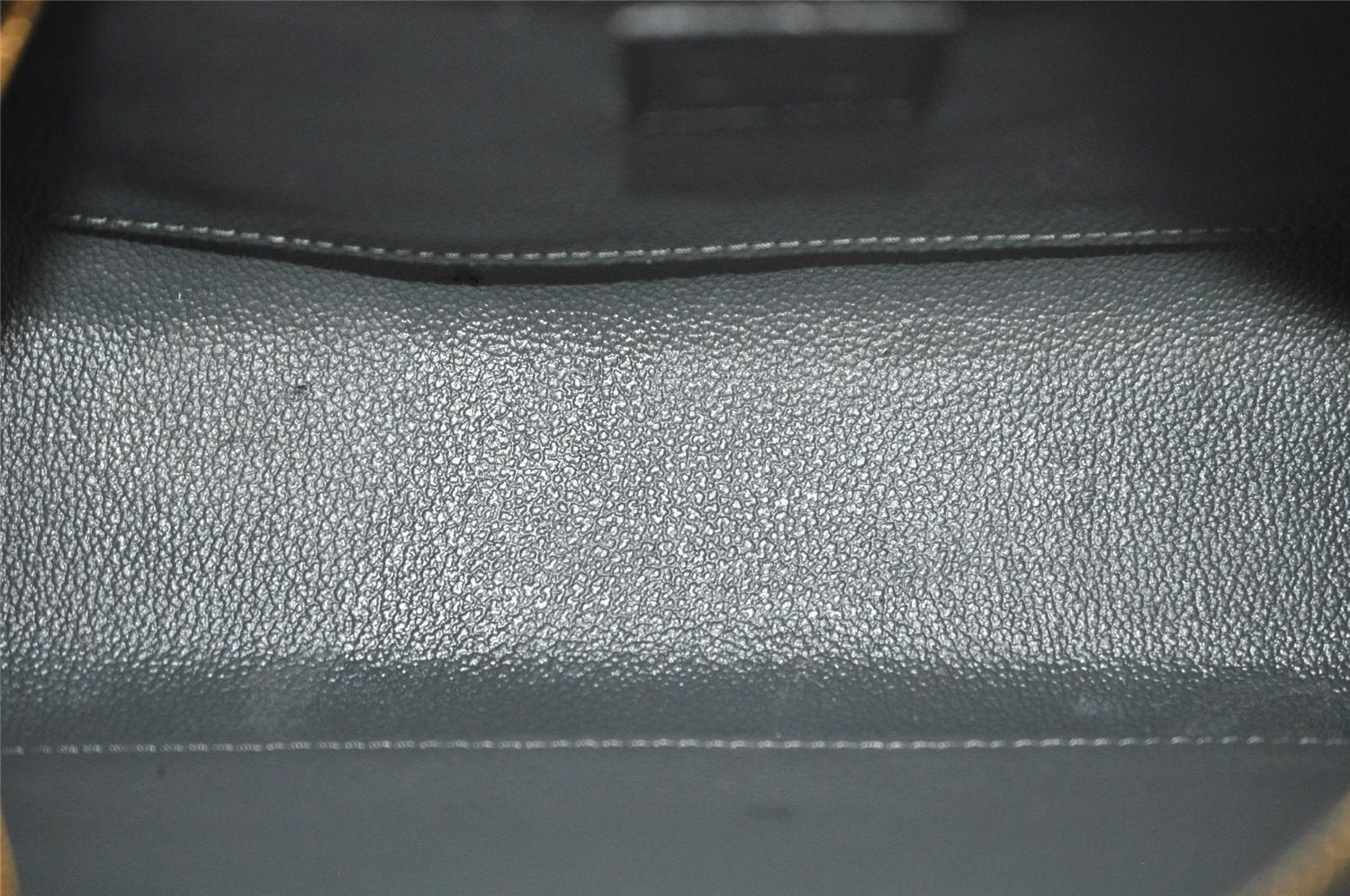 Authentic Louis Vuitton Epi Dauphine MM Pouch Clutch Bag Black M48452 LV 9680I