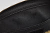 Authentic Louis Vuitton Epi Dauphine MM Pouch Clutch Bag Black M48452 LV 9680I