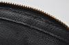 Authentic Louis Vuitton Epi Dauphine MM Pouch Clutch Bag Black M48452 LV 9680I