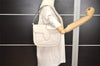 Authentic YVES SAINT LAURENT Shoulder Cross Body Bag Purse Leather White 9680J