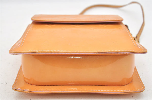 Auth Louis Vuitton Monogram Vernis Mott Shoulder Hand Bag Yellow M91034 LV 9681I