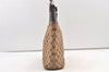 Authentic GUCCI Vintage Shoulder Bag Purse GG Canvas Leather 115003 Brown 9681J