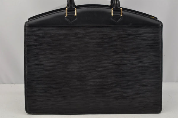 Authentic Louis Vuitton Epi Riviera Hand Bag Black M48182 LV 9682I
