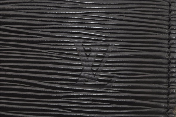 Authentic Louis Vuitton Epi Riviera Hand Bag Black M48182 LV 9682I