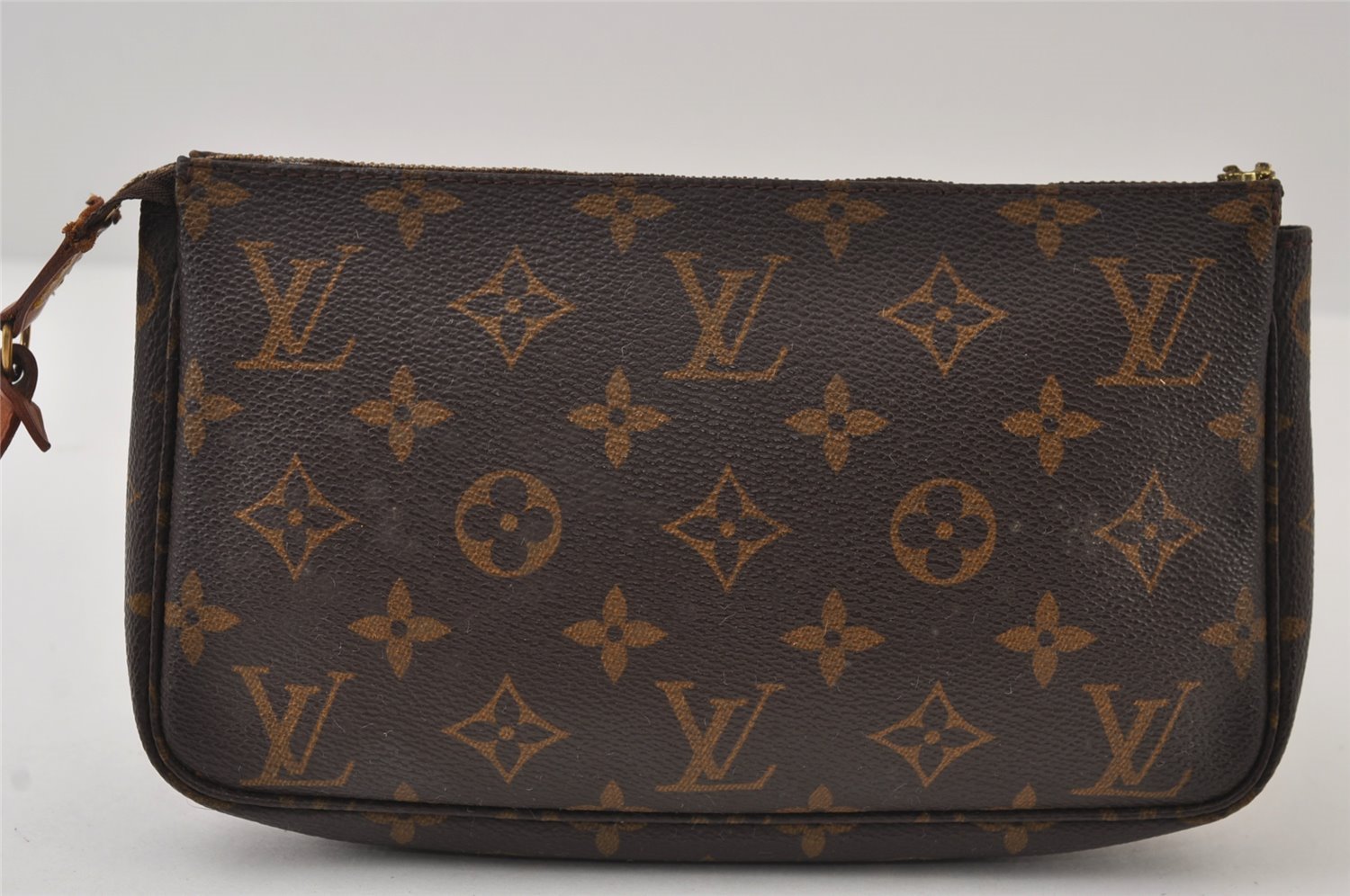 Authentic Louis Vuitton Monogram Pochette Accessoires Pouch M51980 Junk 9683I