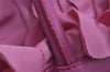 Authentic PRADA Frill Nylon Tessuto Leather Tote Hand Bag Pink 9683J