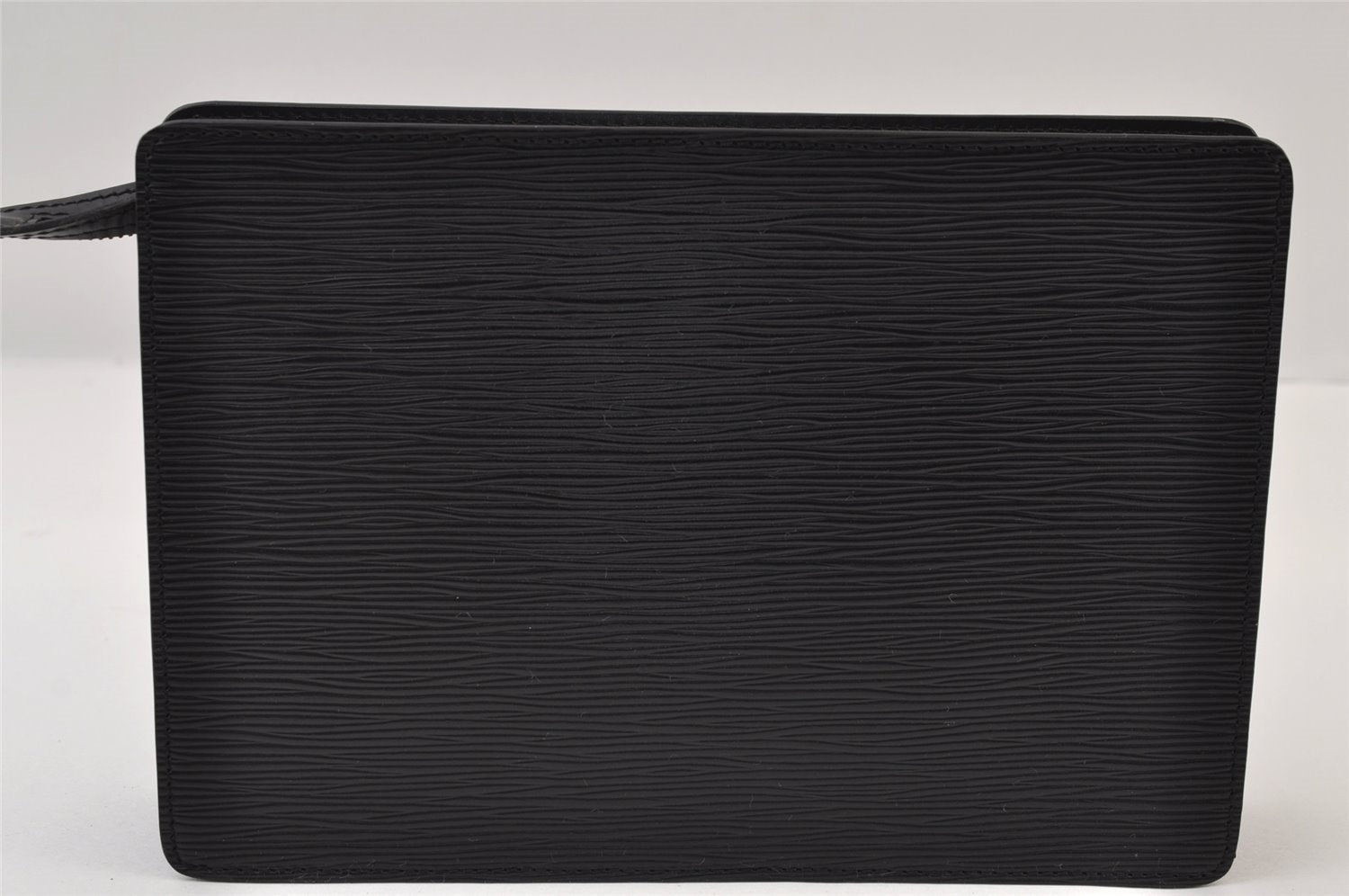 Authentic Louis Vuitton Epi Pochette Homme Clutch Hand Bag Black M52522 LV 9684I