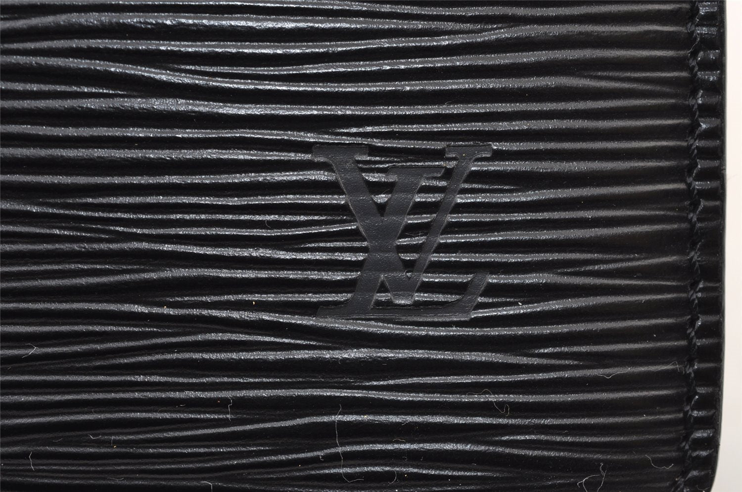 Authentic Louis Vuitton Epi Pochette Homme Clutch Hand Bag Black M52522 LV 9684I