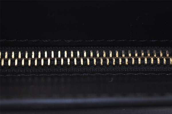 Authentic Louis Vuitton Epi Pochette Homme Clutch Hand Bag Black M52522 LV 9684I