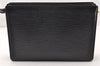 Authentic Louis Vuitton Epi Enghien 2Way Shoulder Clutch Bag M52112 Black 9685I