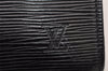Authentic Louis Vuitton Epi Enghien 2Way Shoulder Clutch Bag M52112 Black 9685I