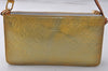 Authentic Louis Vuitton Vernis Lexington Hand Bag Pouch Yellow M91056 LV 9686I